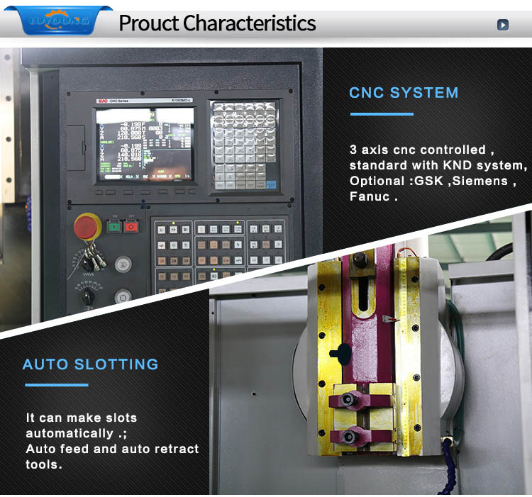 BK5018 China mataas na kalidad na vertical CNC gear shaping machine4