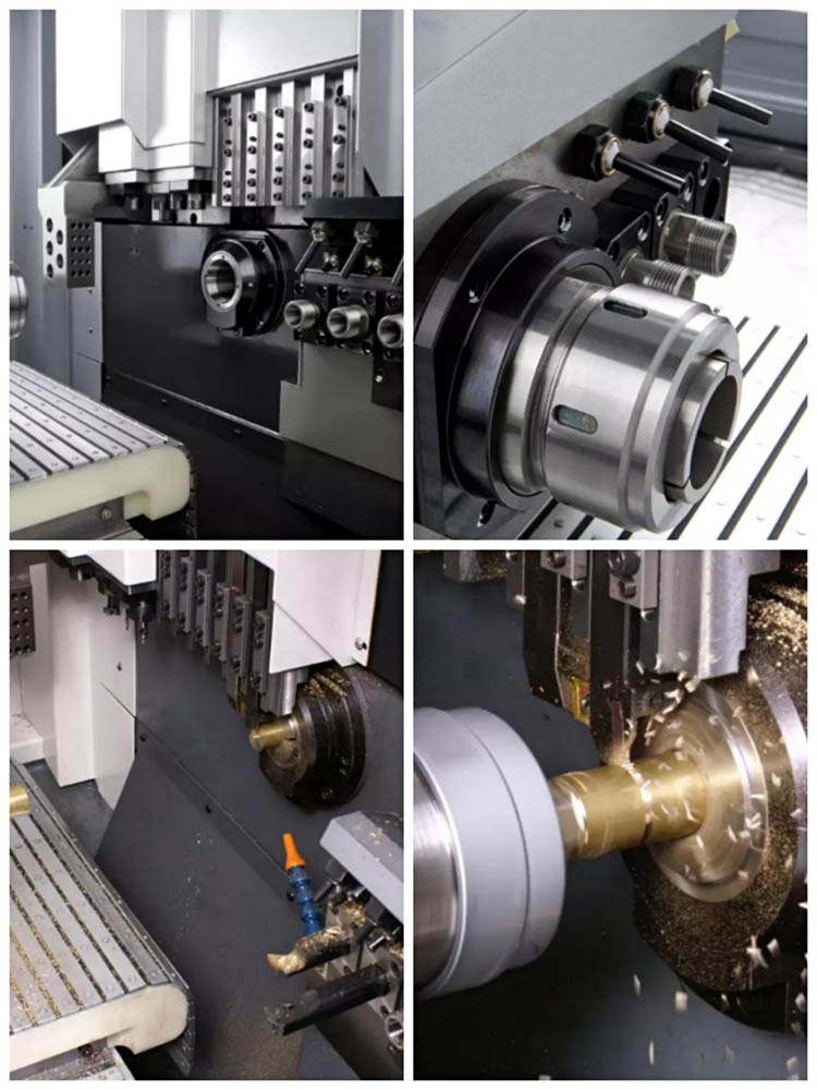 SM205 Swiss type full function cnc lathe machine lathe maching2